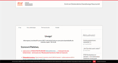 Desktop Screenshot of cdzn.pl
